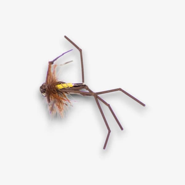 Daddy Long Rubber Legs fly pattern - Crane Fly dry image