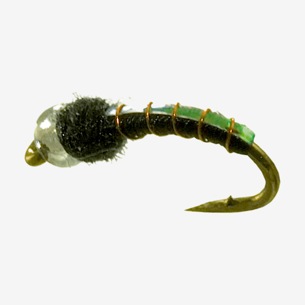 Flashback Mercury Black Beauty fly pattern - Midge nymph image