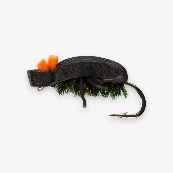 Foam Beetle fly pattern - Beetle dry image
