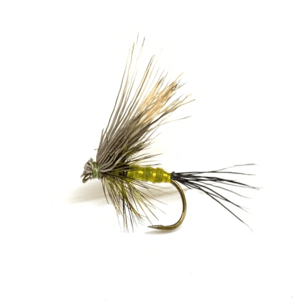 Hair wing Green Drake fly pattern - Green Drake dry image