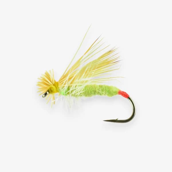 Hair Wing Yellow Sally fly pattern - Yellow Sally dry image