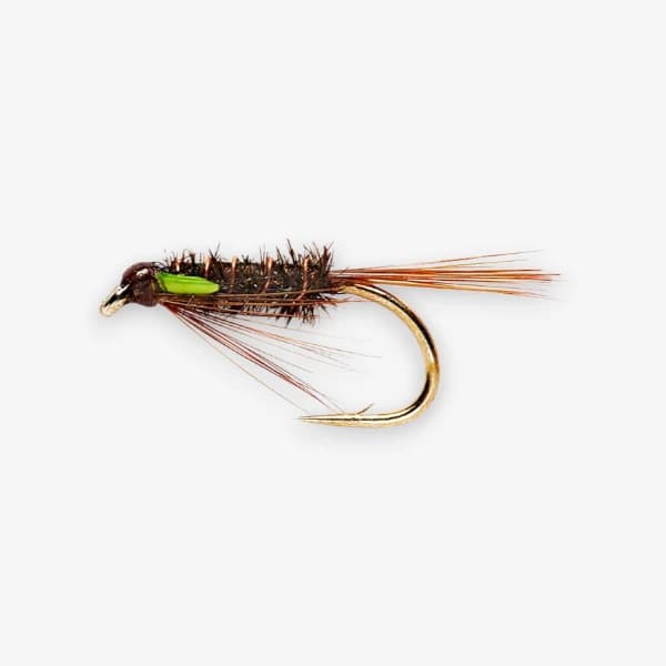 Green Cheek Diawl Bach fly pattern - Stillwater nymph image